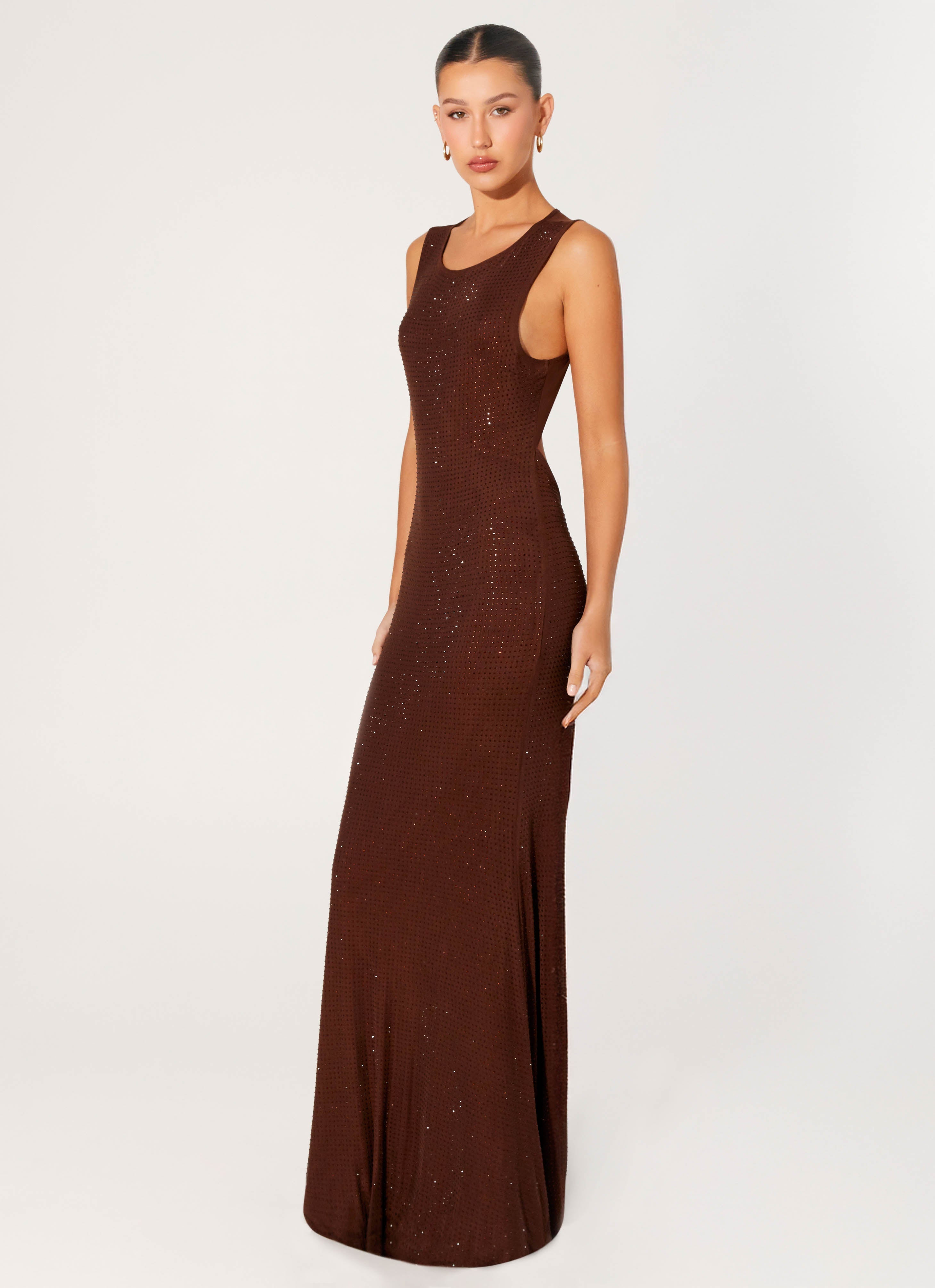 Hot Sequins Maxi Dress