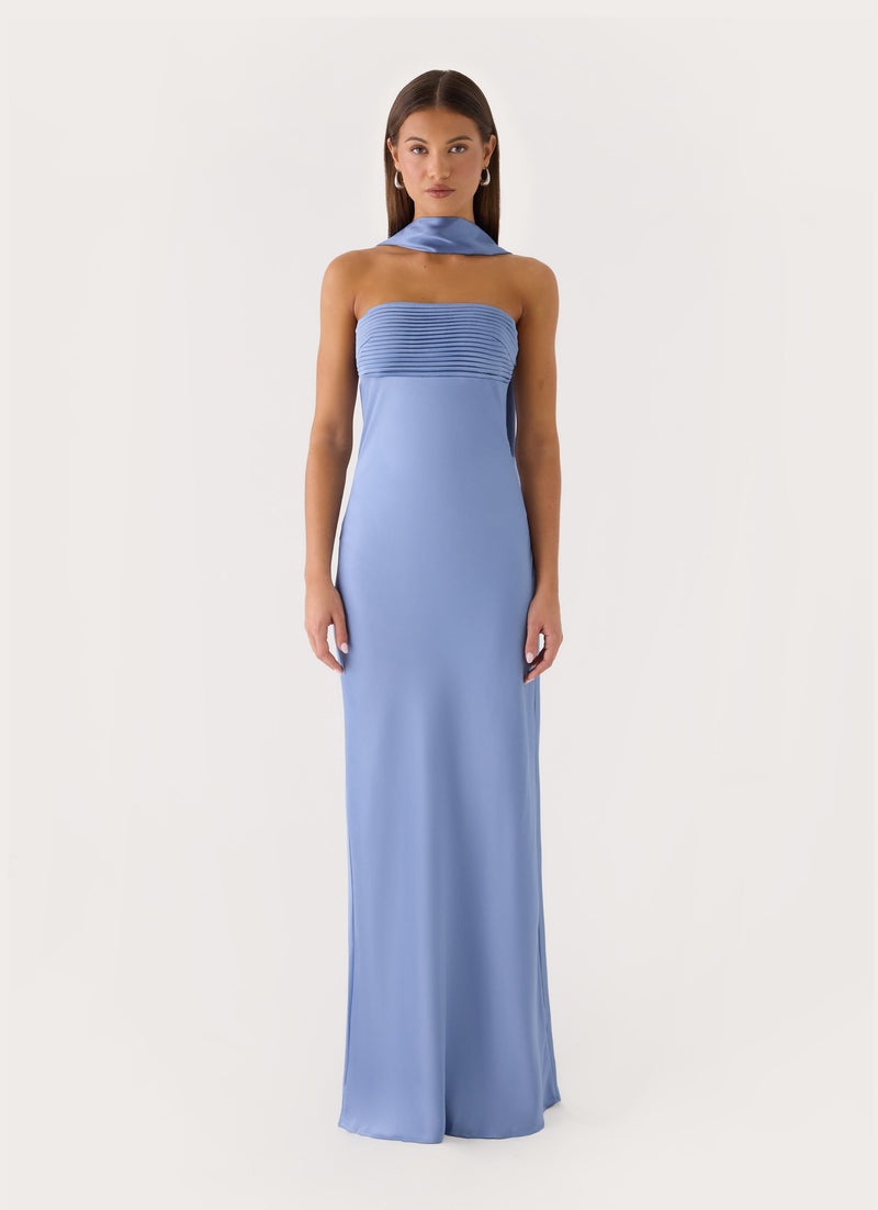 Hush Maxi Dress - Blue