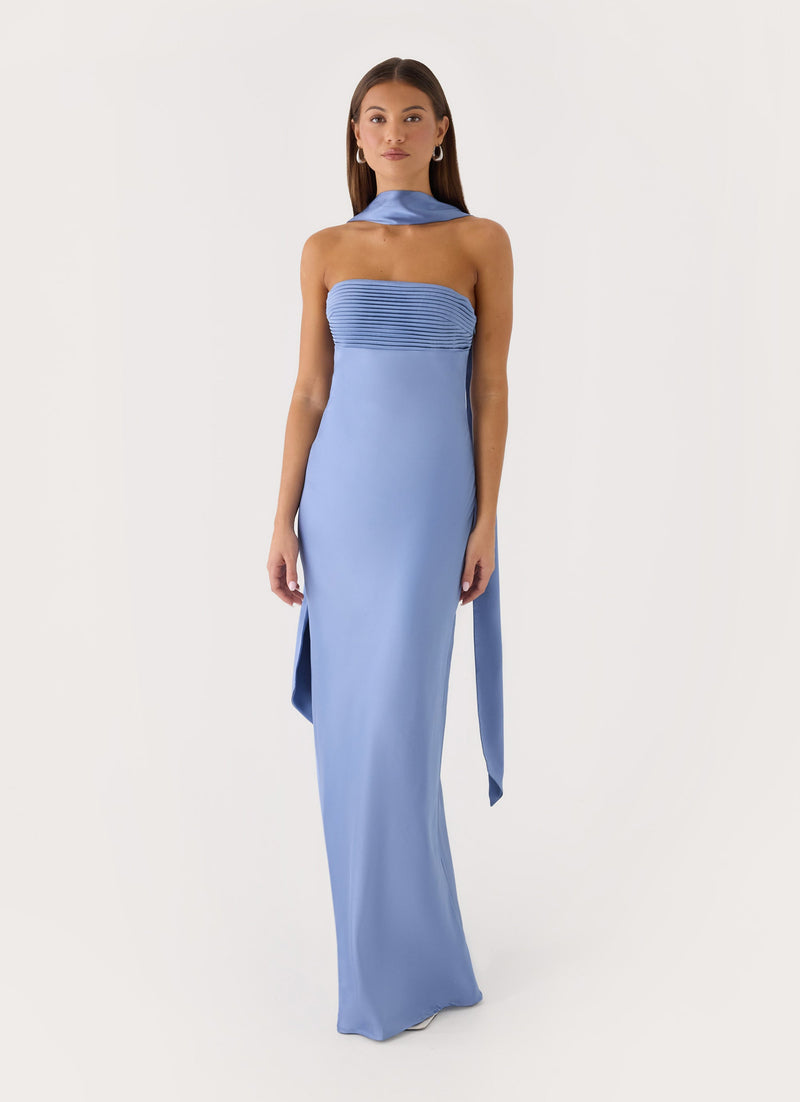 Hush Maxi Dress - Blue