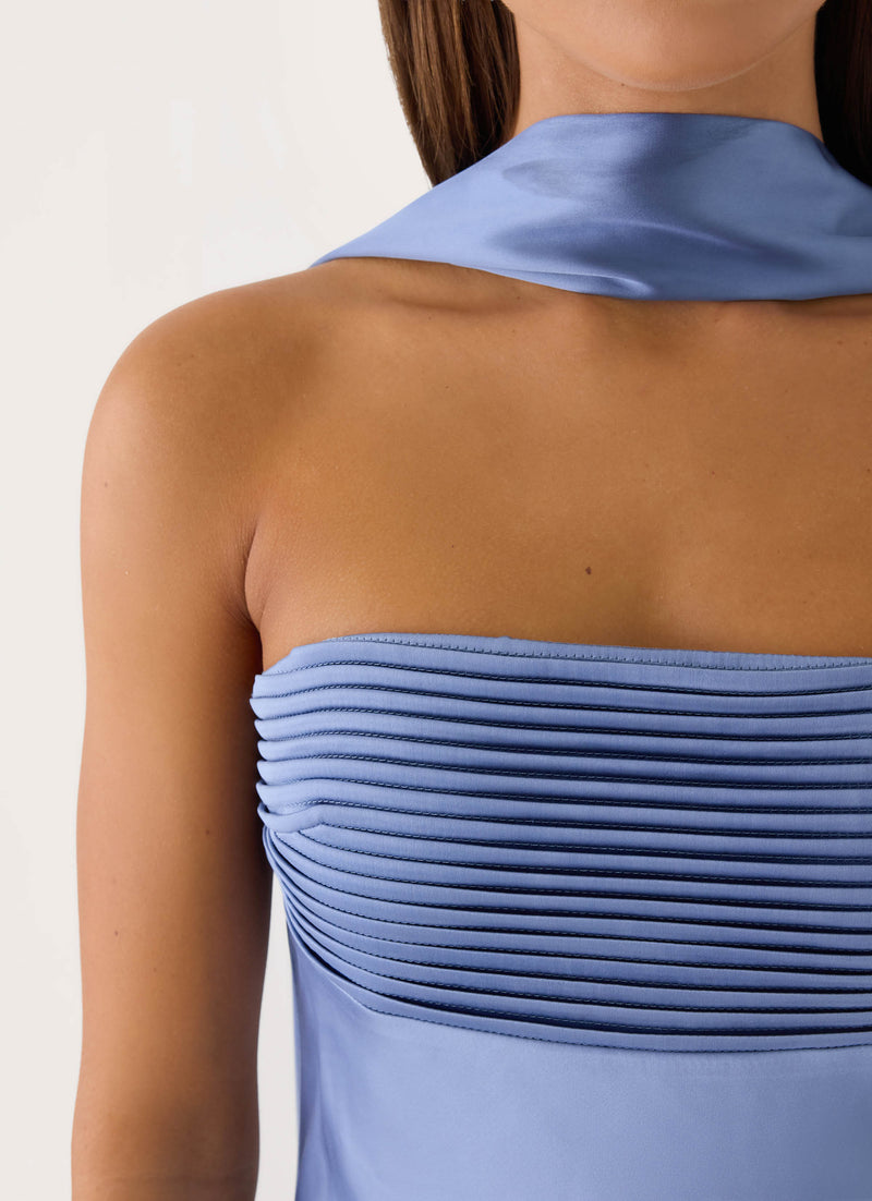 Hush Maxi Dress - Blue