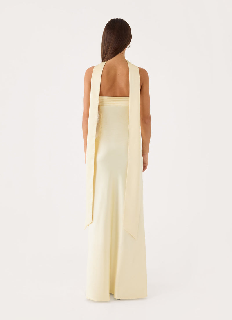 Hush Maxi Dress - Yellow