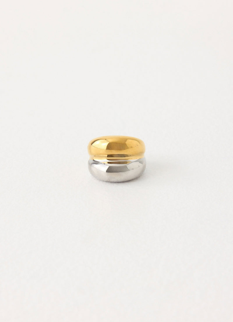 Hushed Tone Ring - Gold/Silver