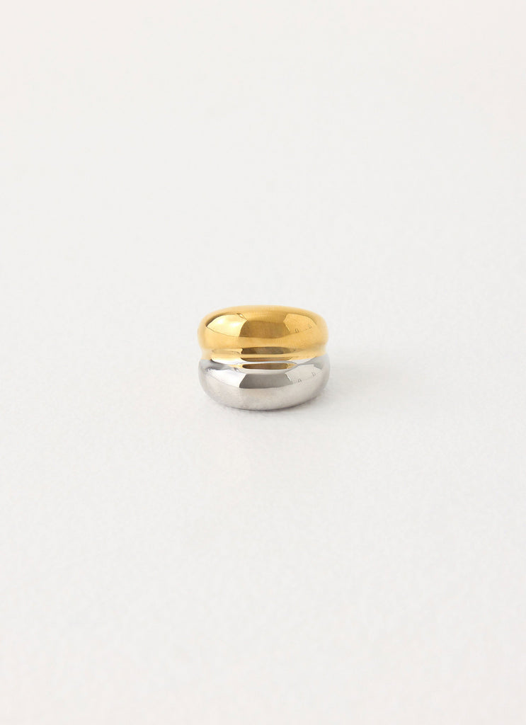 Hushed Tone Ring - Gold/Silver