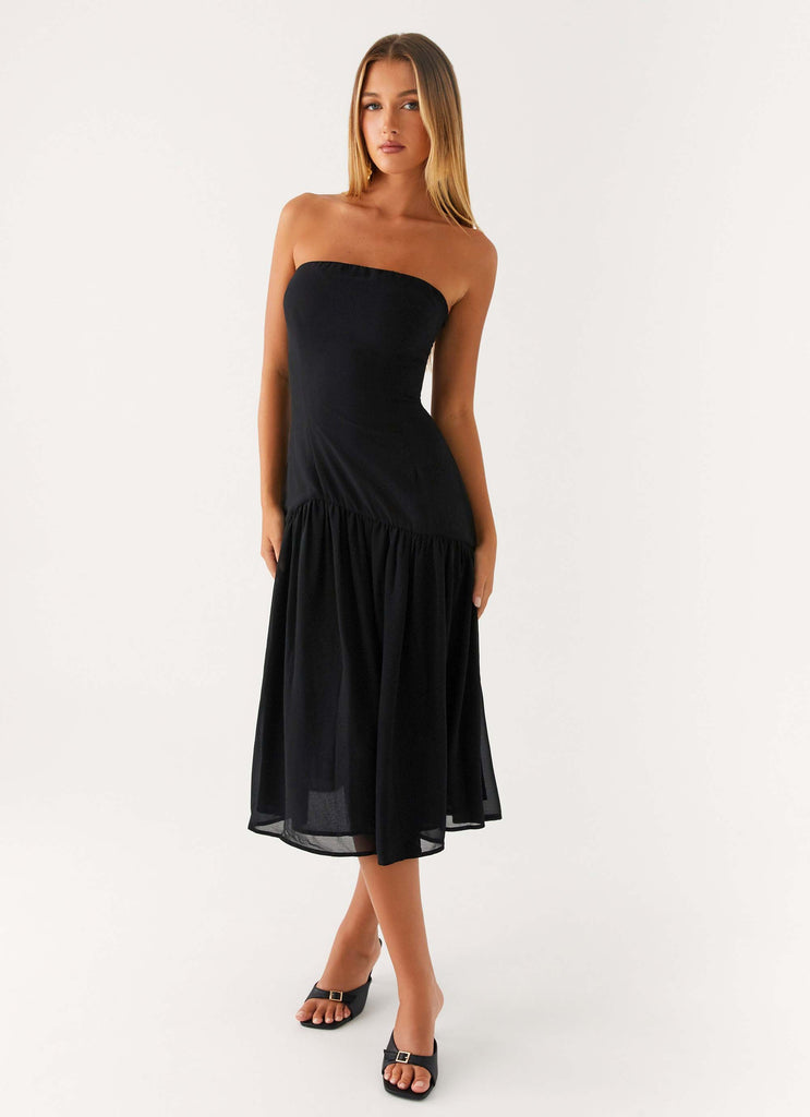 Imagination Strapless Midi Dress