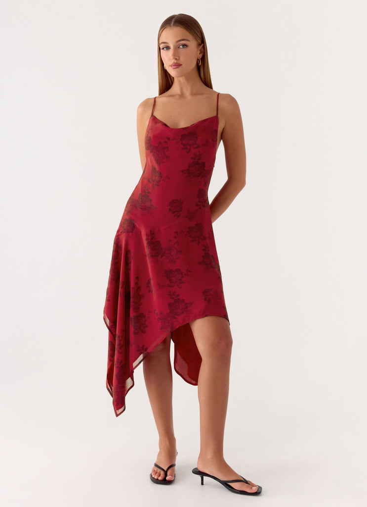 Red Midi Dresses