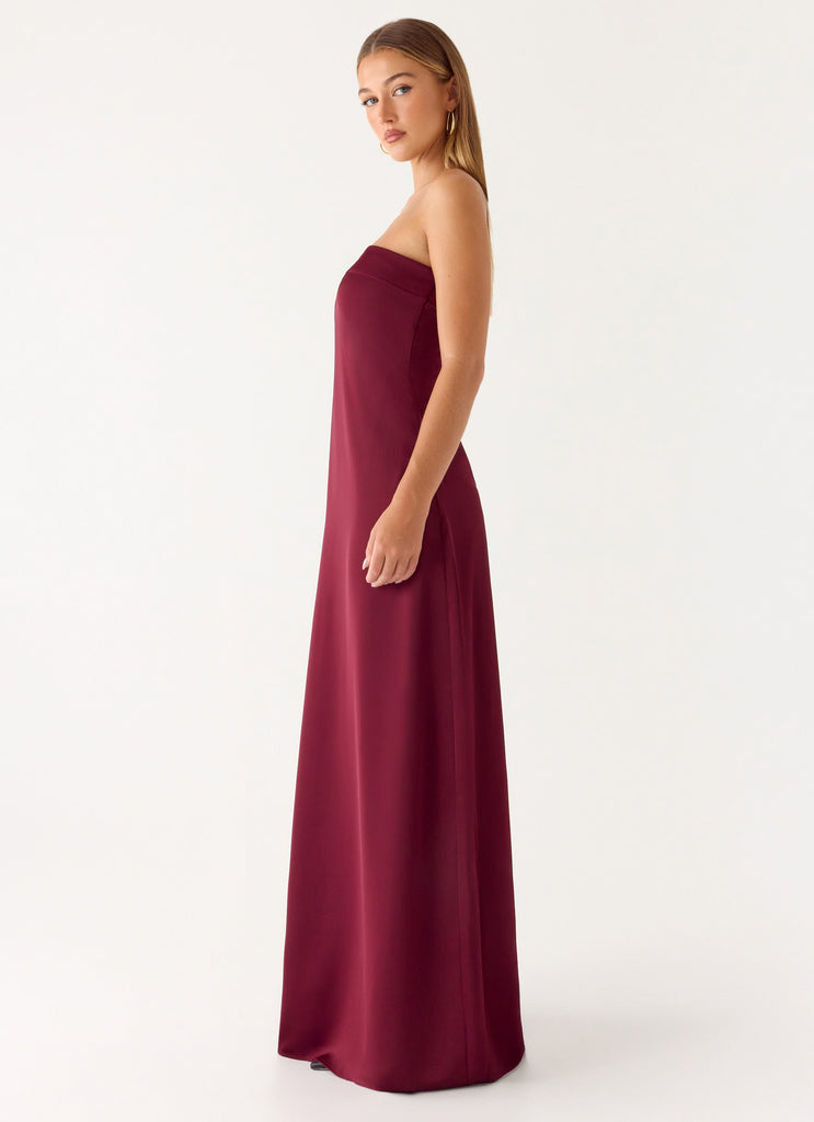 Jiana Maxi Dress - Merlot