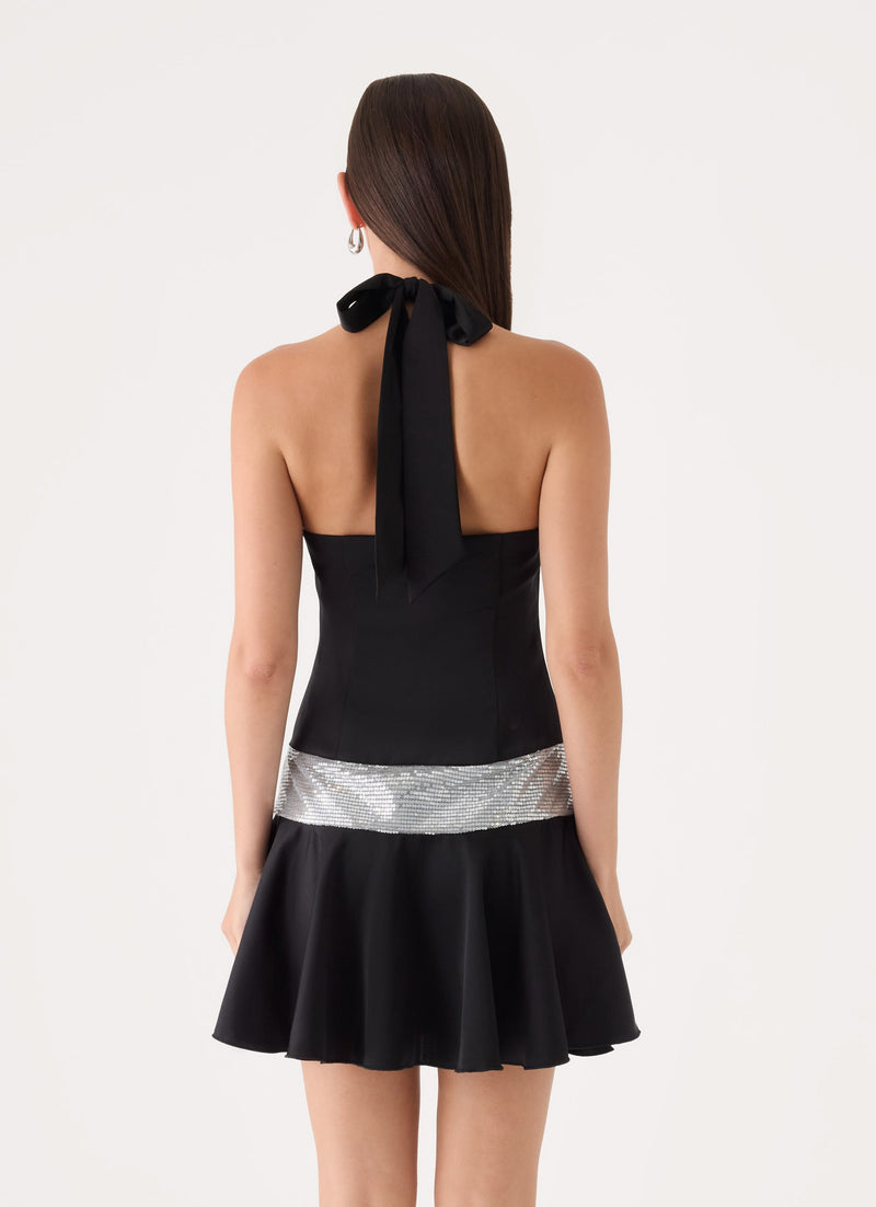 Kaelis Mini Dress - Black