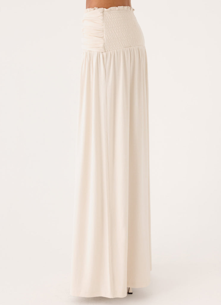 Kelli Hardware Maxi Skirt - Cream