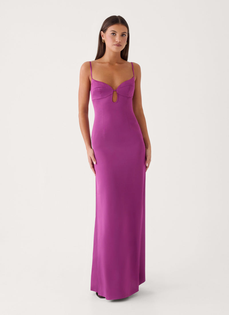 Kindall Maxi Dress - Plum