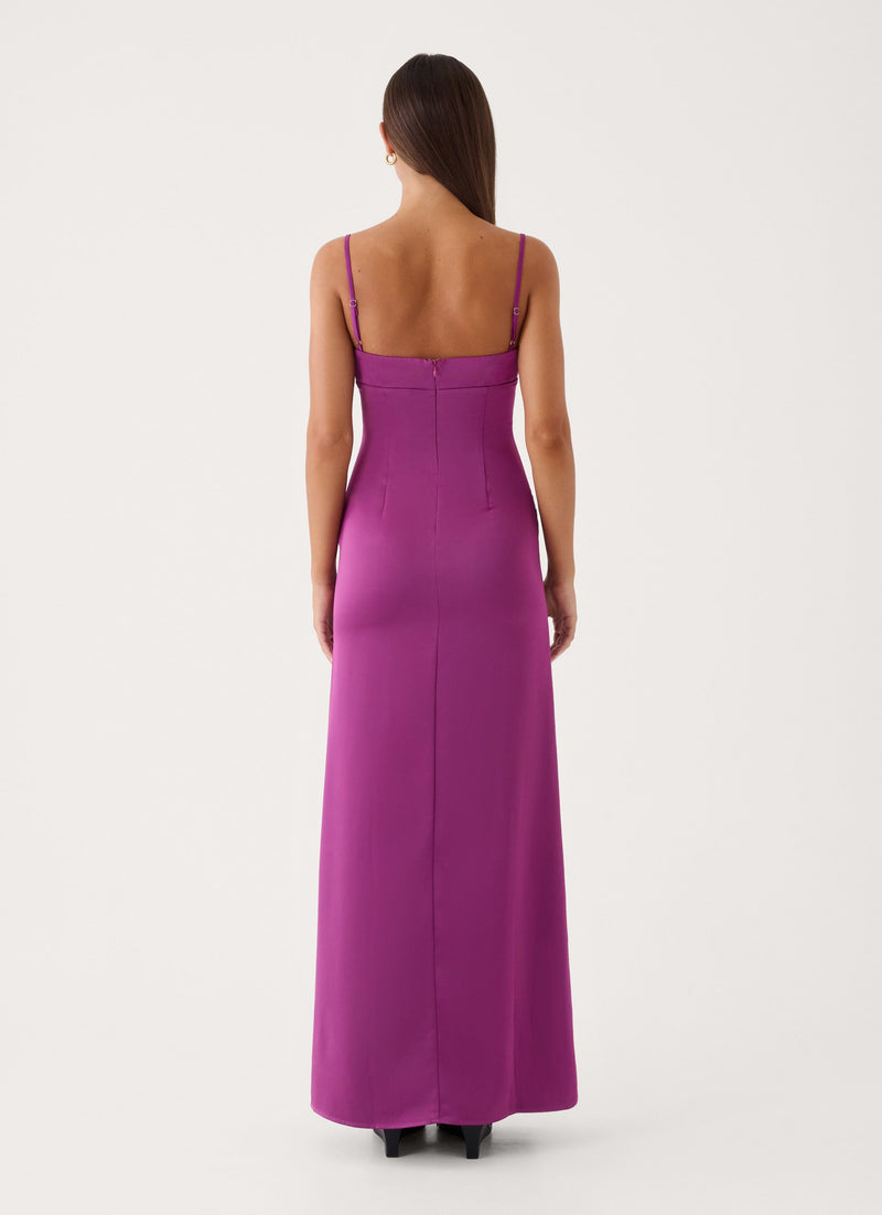 Kindall Maxi Dress - Plum