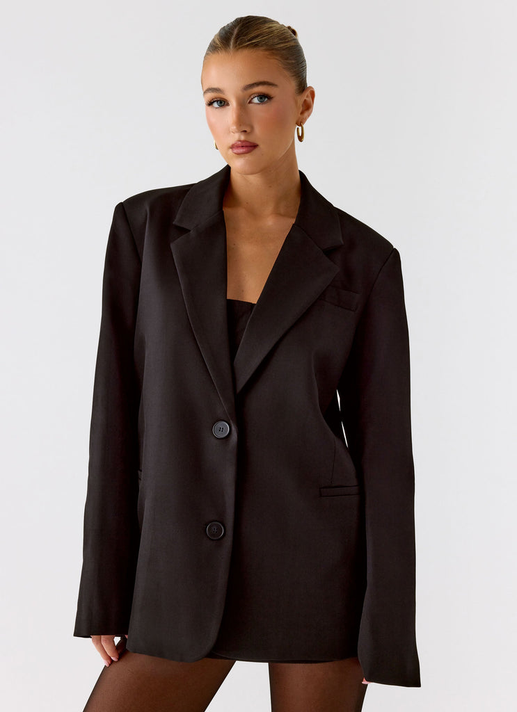 Kingston Oversized Blazer - Black