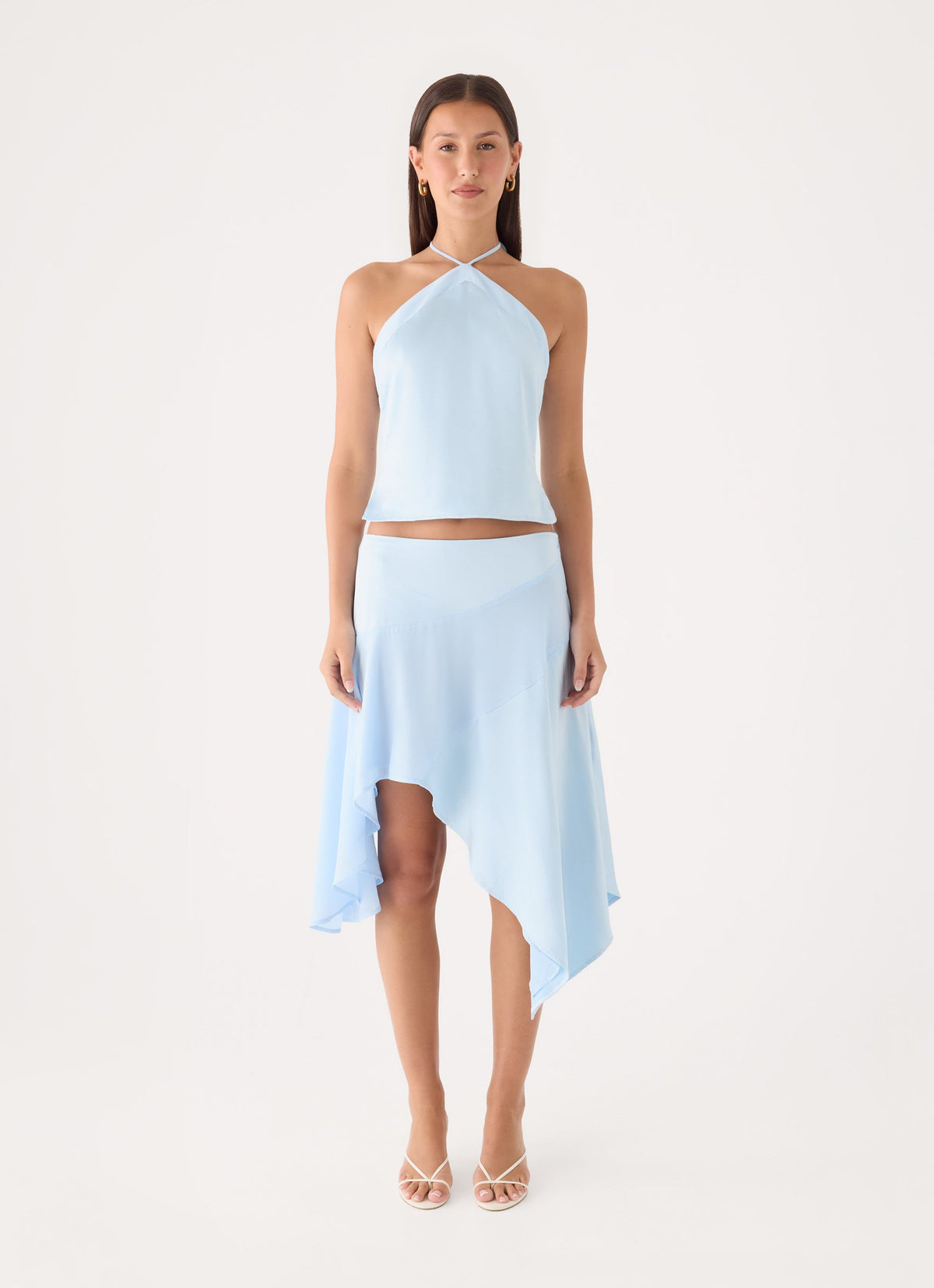 Klose Midi Skirt - Baby Blue
