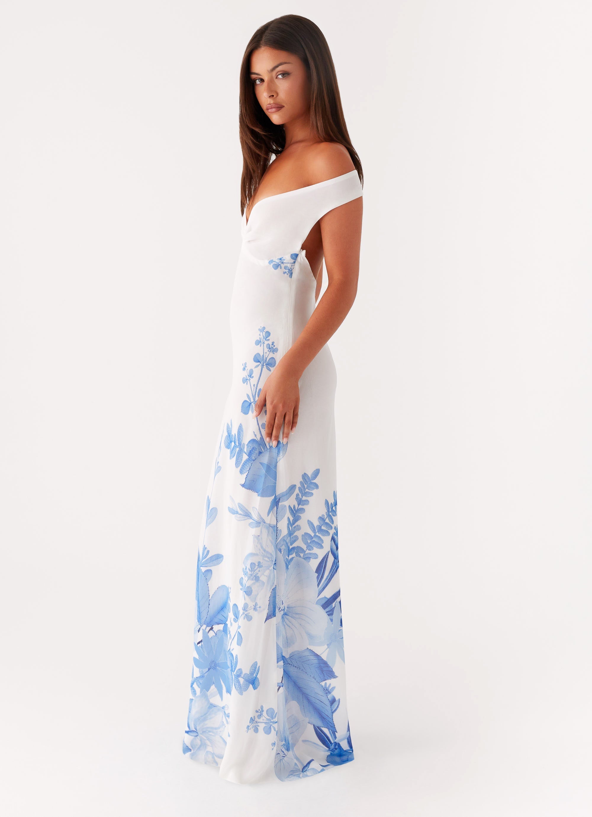 Krissa Maxi Dress - Blue Floral – Peppermayo UK
