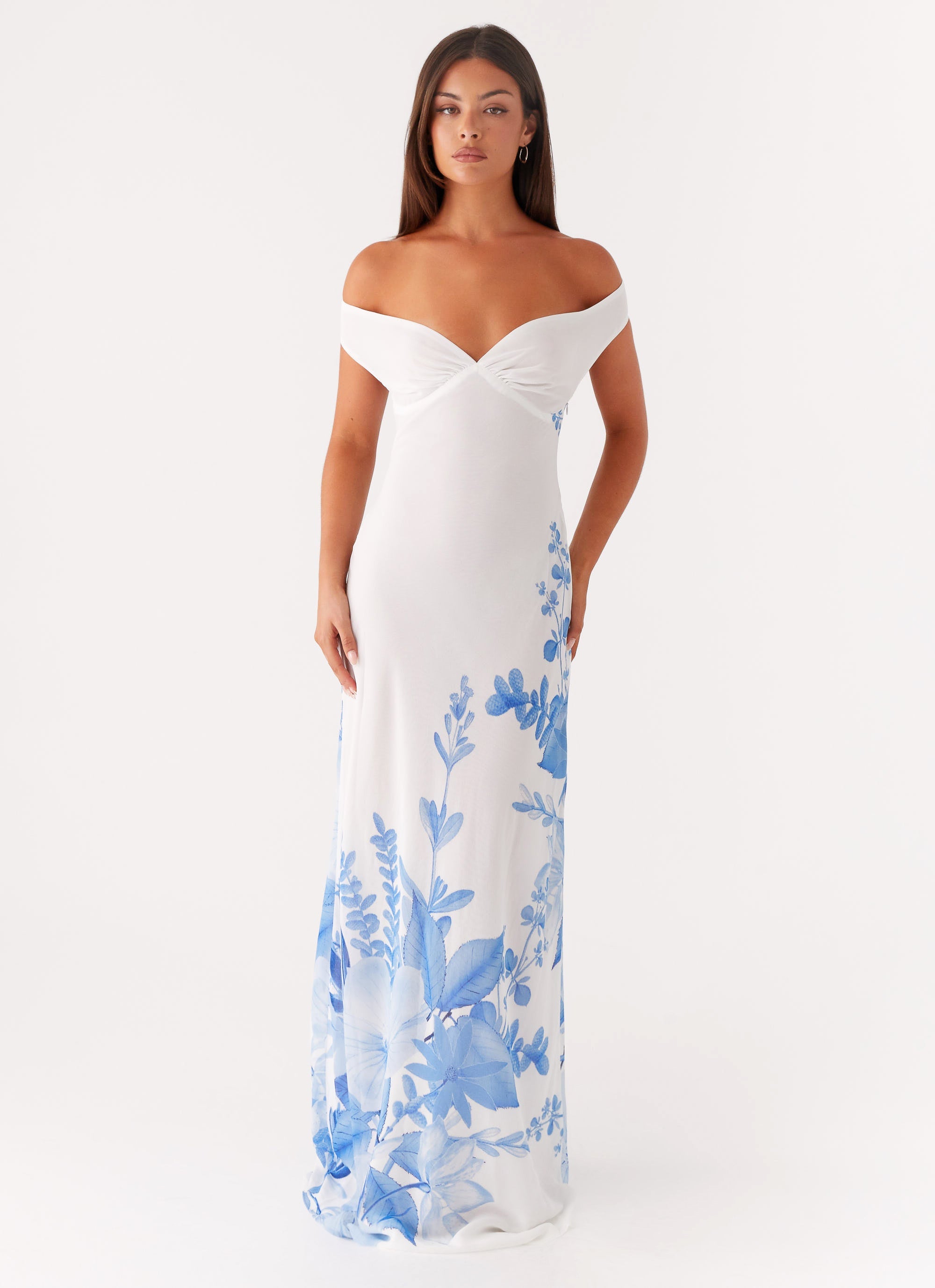 Krissa Maxi Dress - Blue Floral – Peppermayo UK