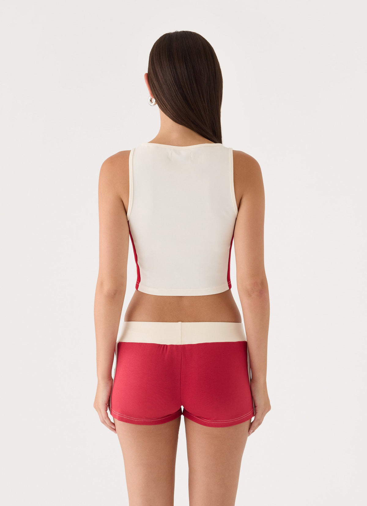 LA Haze Cropped Tank - Cream