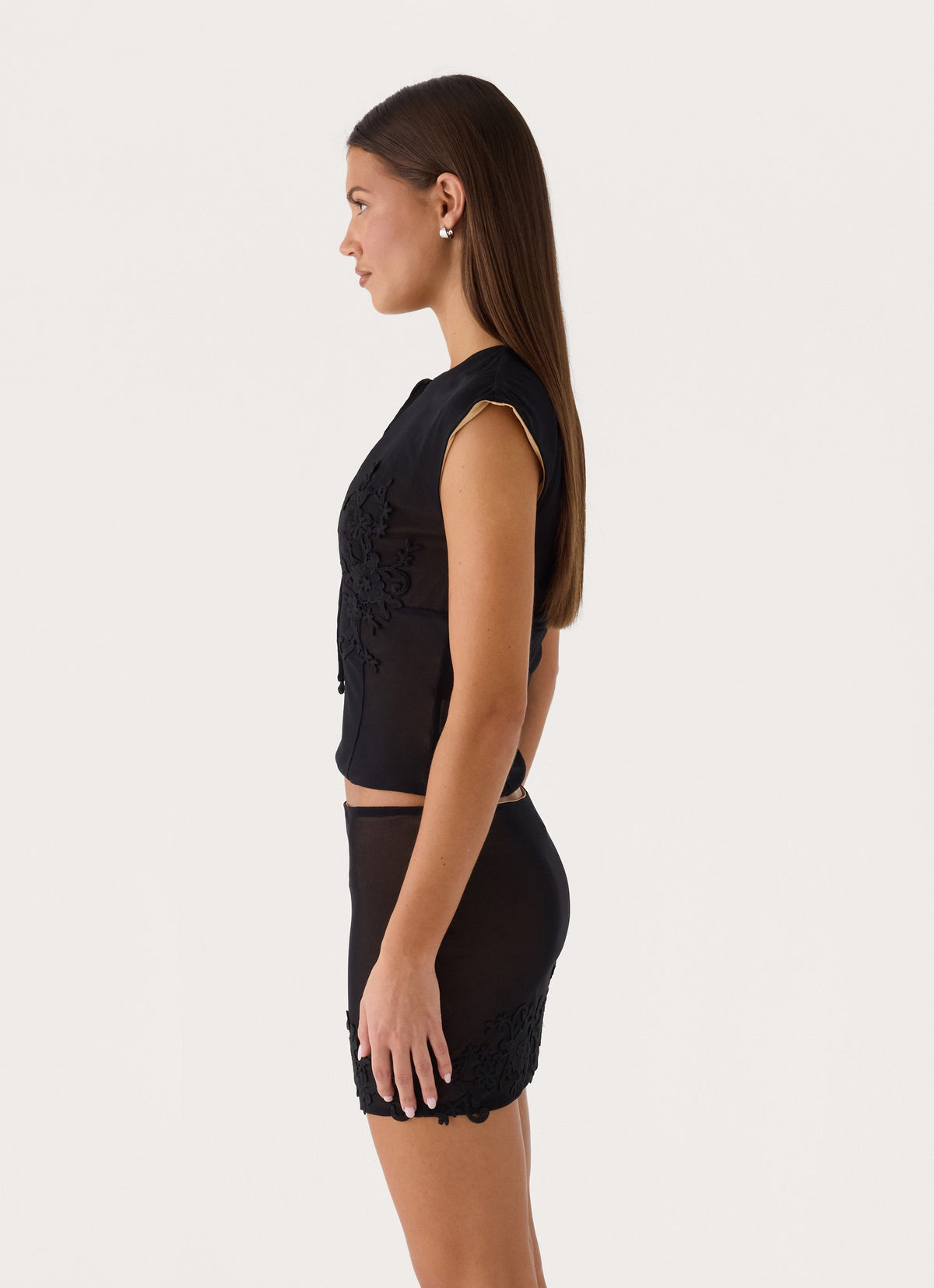 Lace Daydreams Top - Black