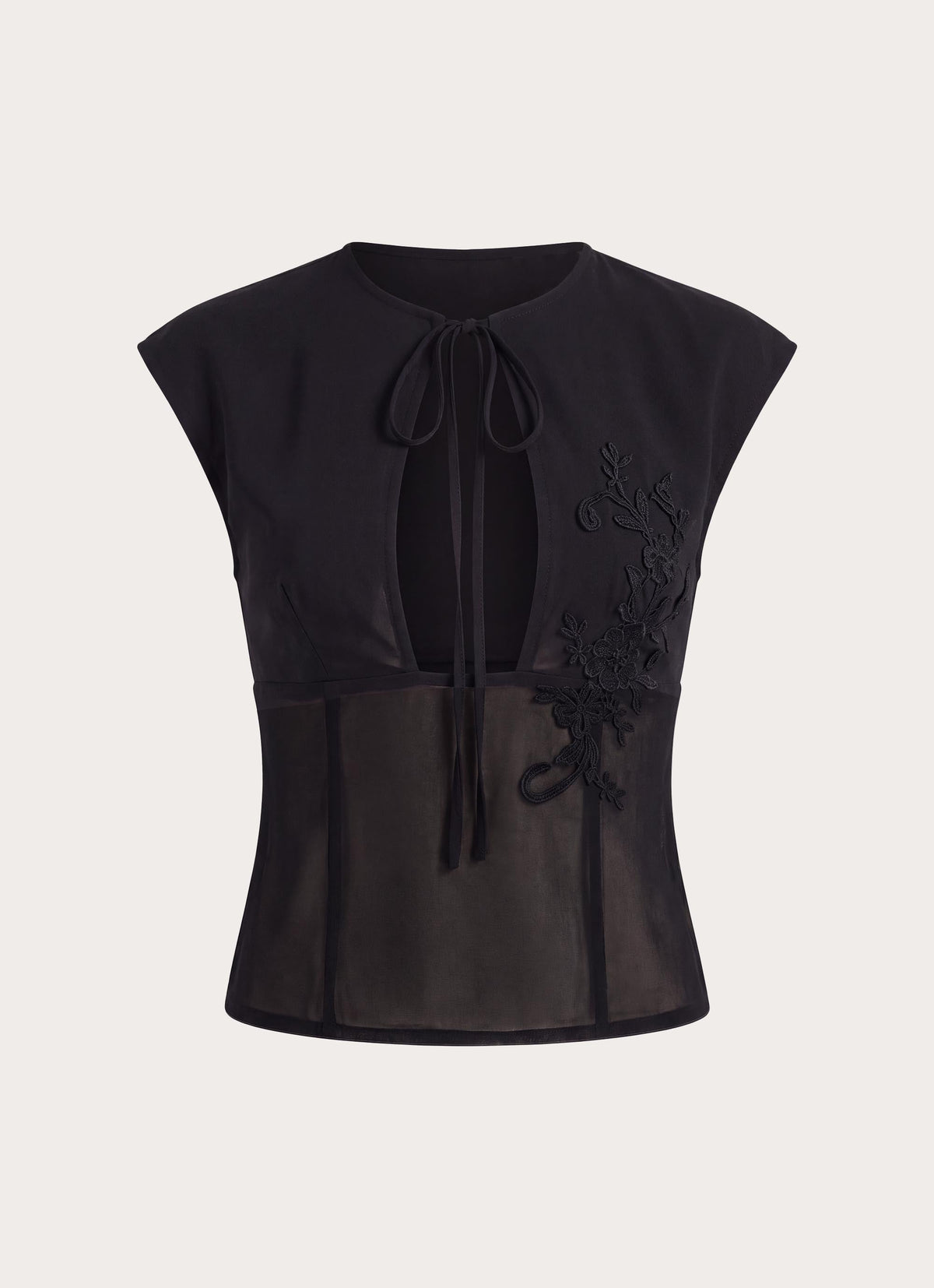 Lace Daydreams Top - Black