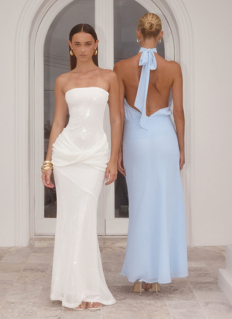 Lalia Maxi Dress - Pale Blue