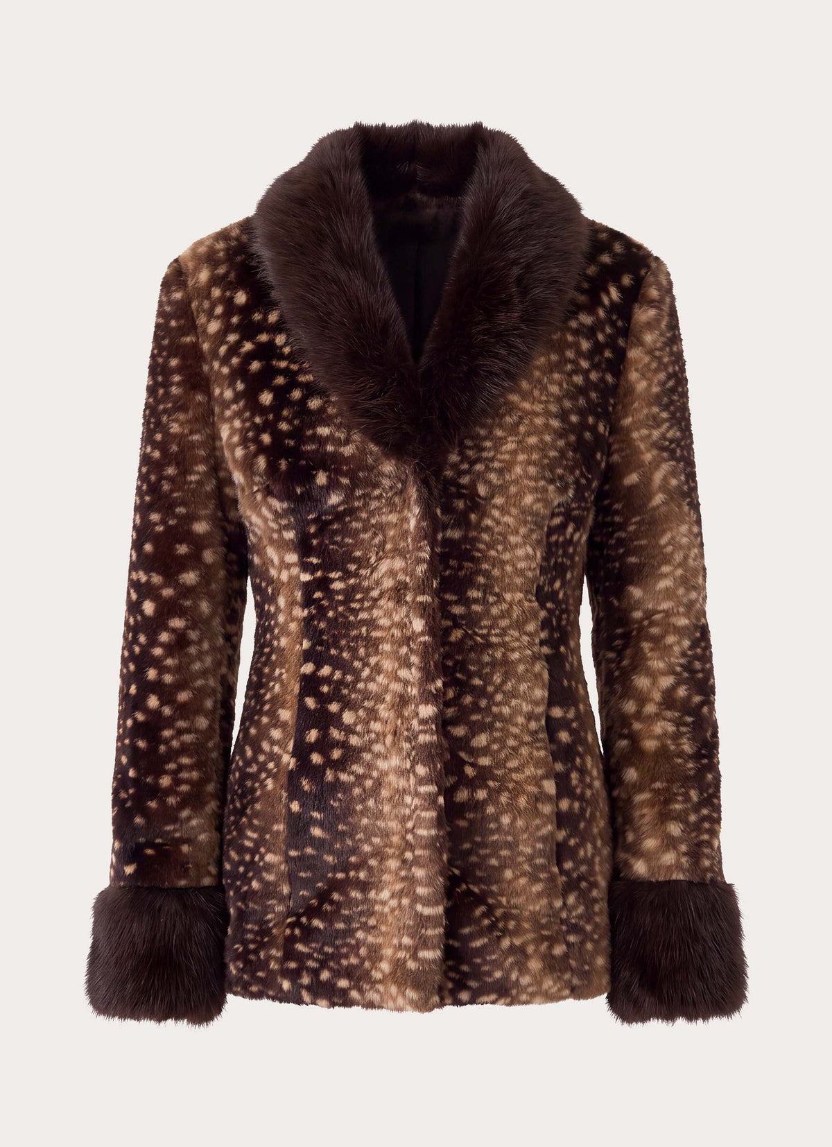 Lanaila Faux Fur Jacket - Deer