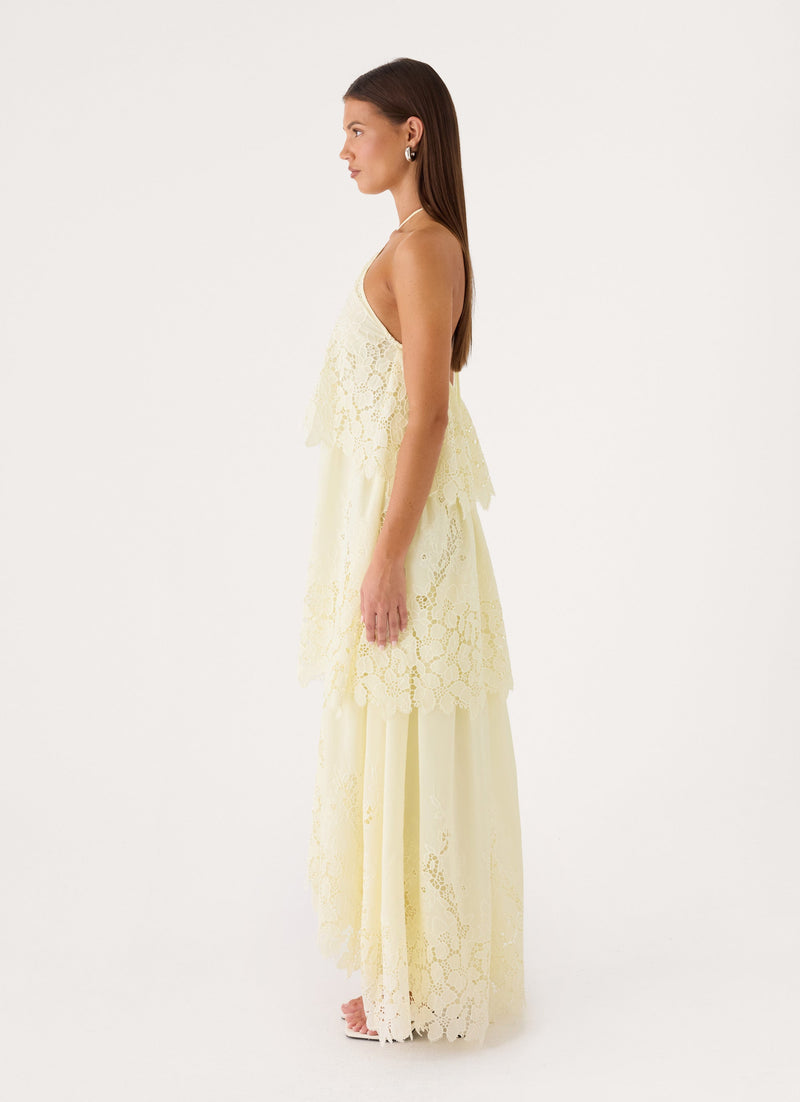 Lanaila Maxi Dress - Yellow