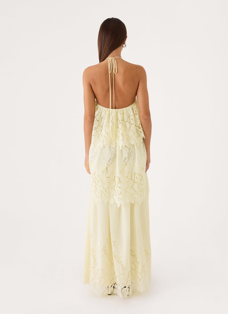Lanaila Maxi Dress - Yellow