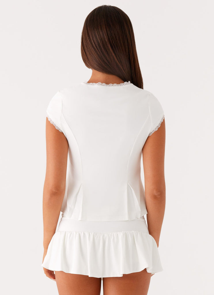 Landon Mini Skort - White – Peppermayo UK