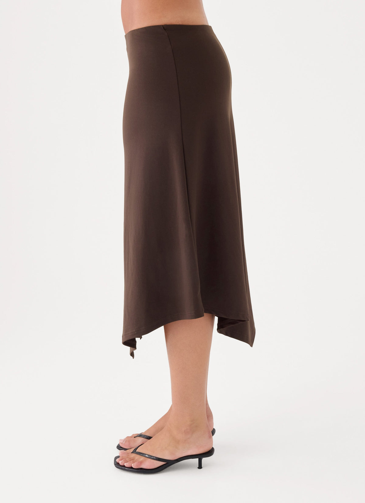 Lennox Midi Skirt - Chocolate