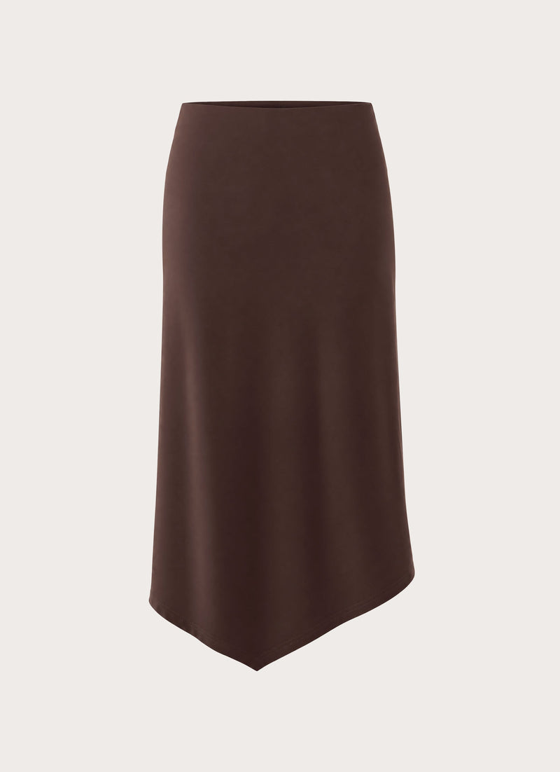 Lennox Midi Skirt - Chocolate
