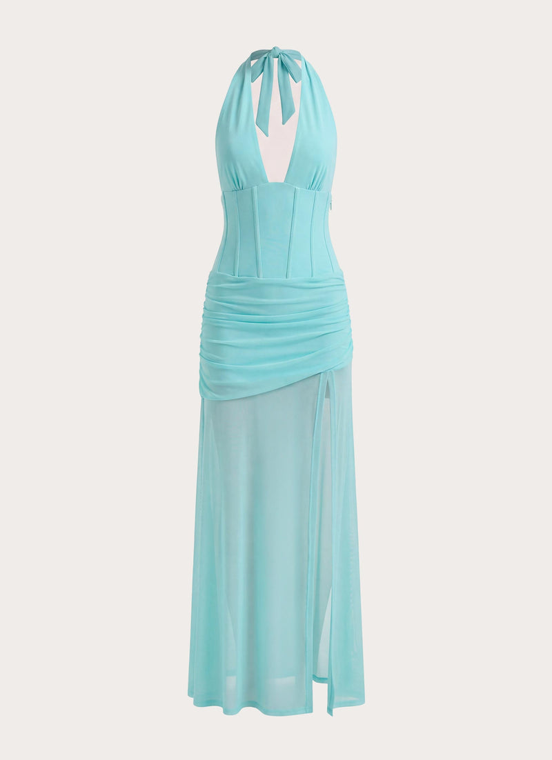 Lia Maxi Dress - Aqua