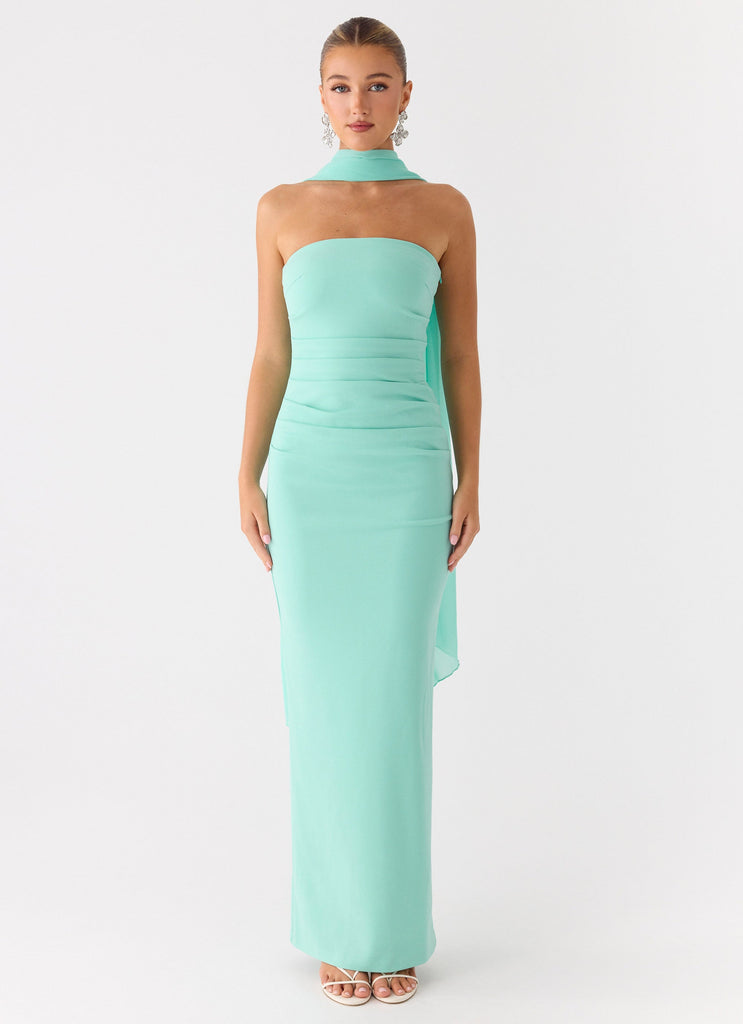 Libra Maxi Dress - Aqua