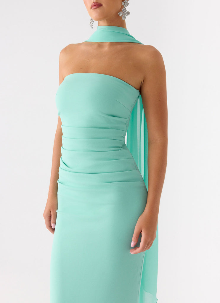 Libra Maxi Dress - Aqua