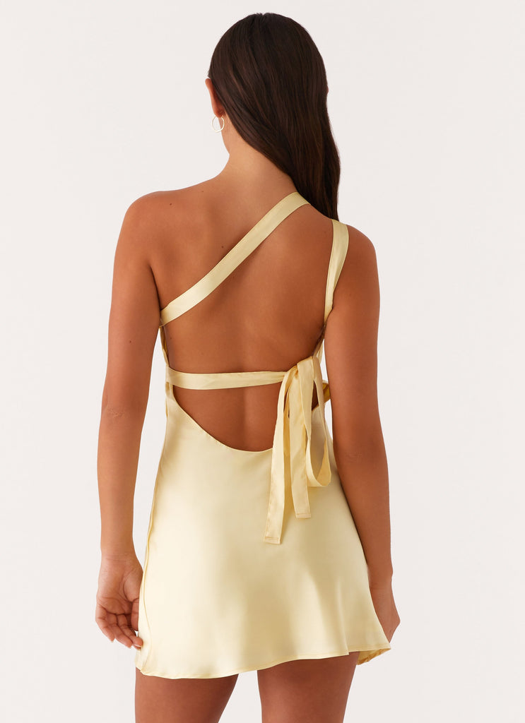 Lights Out Mini Dress - Yellow