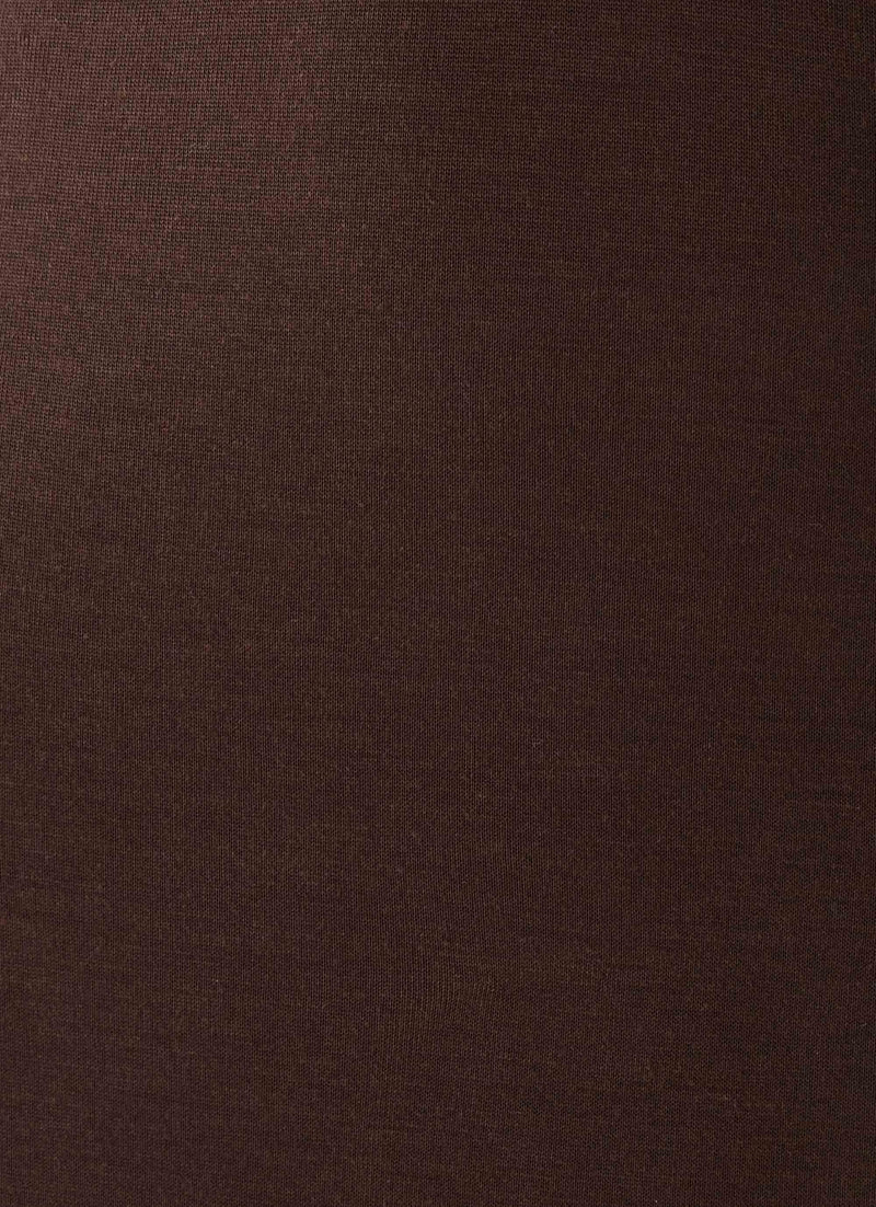 Lisandy Ruched Maxi Dress - Chocolate