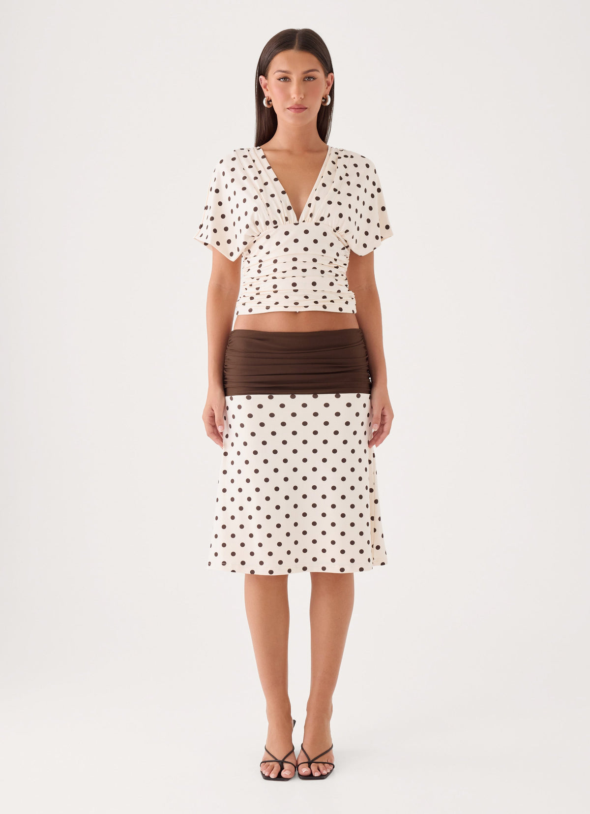 Lorelei Top - Cream Polka Dot