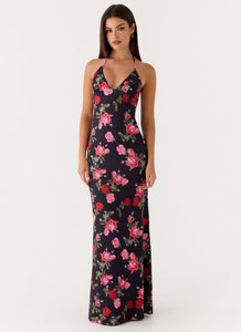 Lorrieanne Maxi Dress - Midnight Bloom