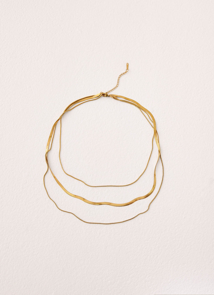 Love Veil Necklace - Gold