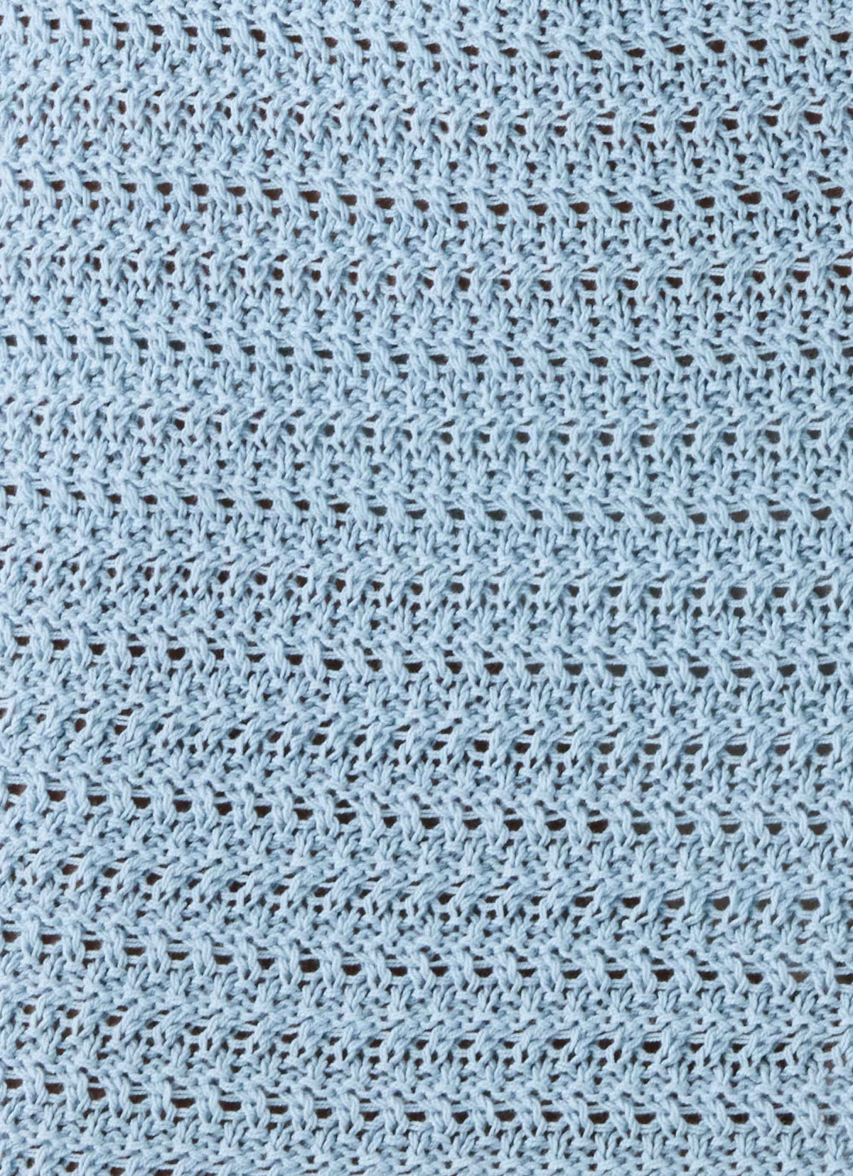 Luci Crochet Mini Dress - Pale Blue