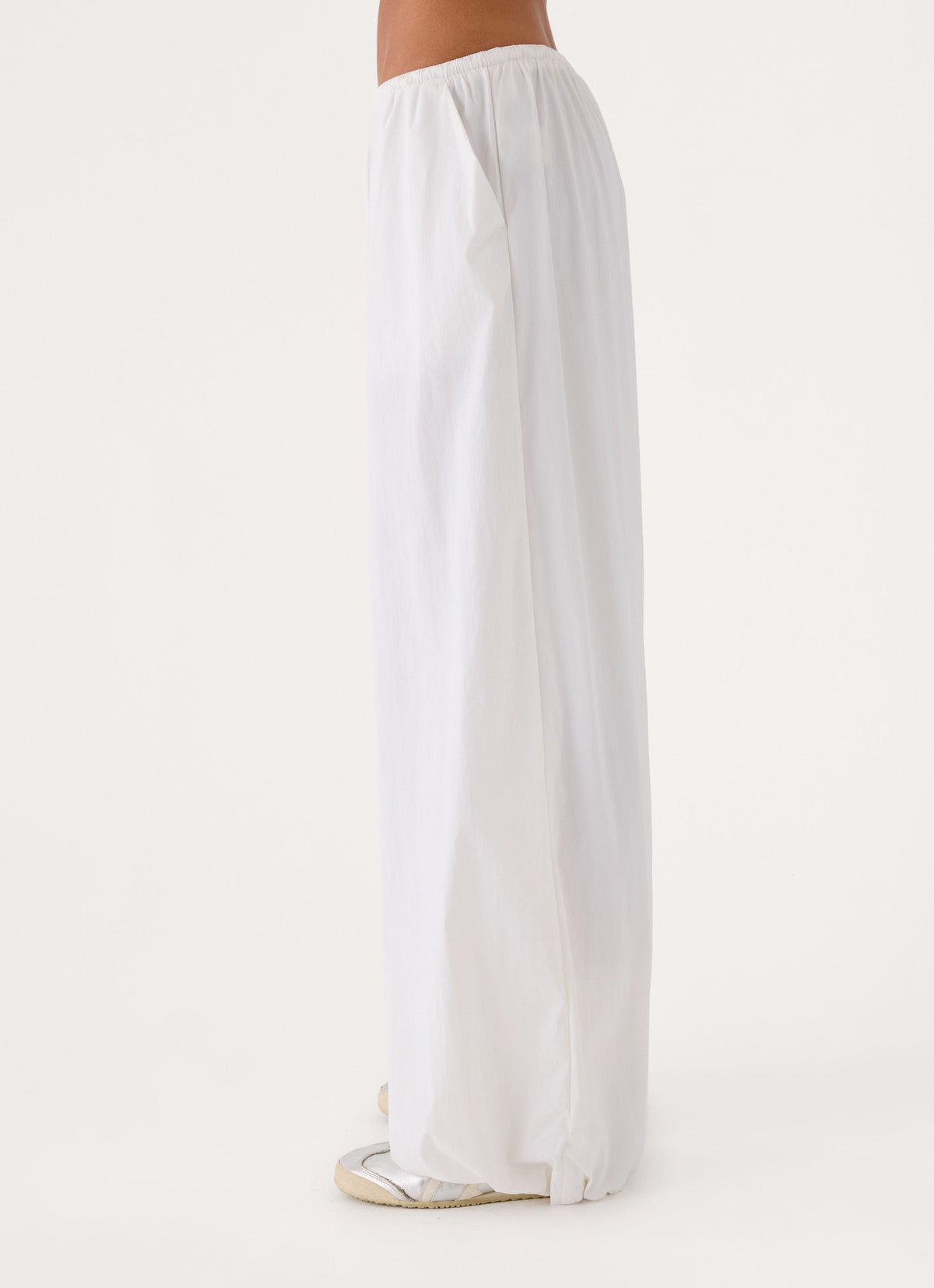 Main Character Parachute Pants - White