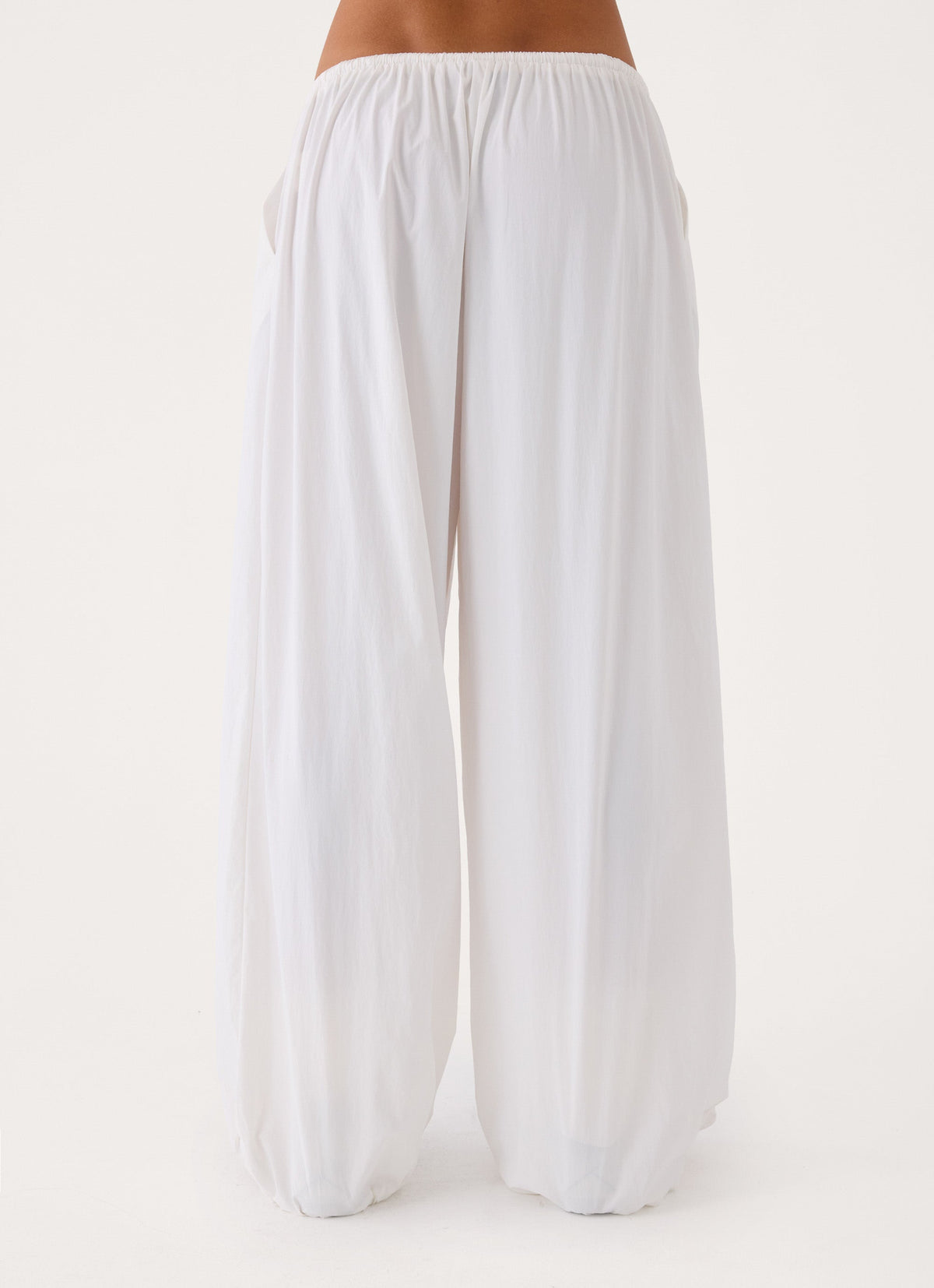 Main Character Parachute Pants - White