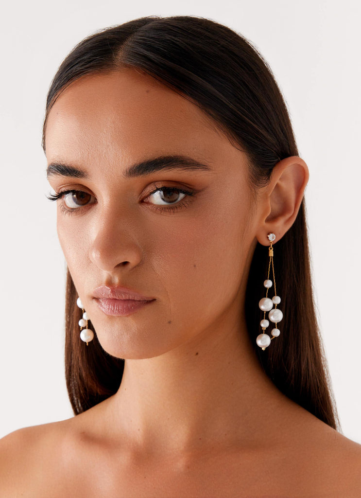 Mallorie Earrings Pearl 4 Peppermayo