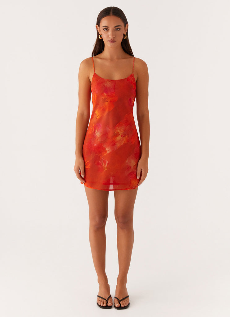 Manifest Mini Dress - Amber