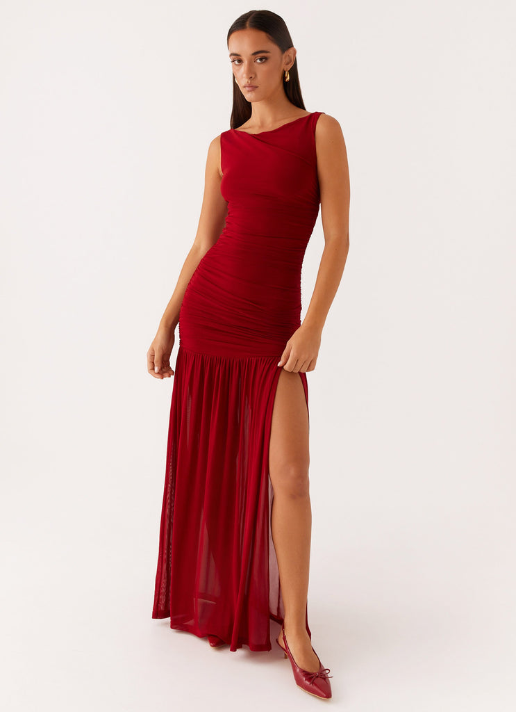 Manon Maxi Dress - Red