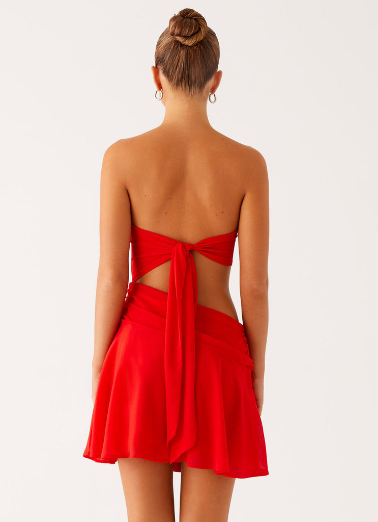 Marbella Mini Dress - Red