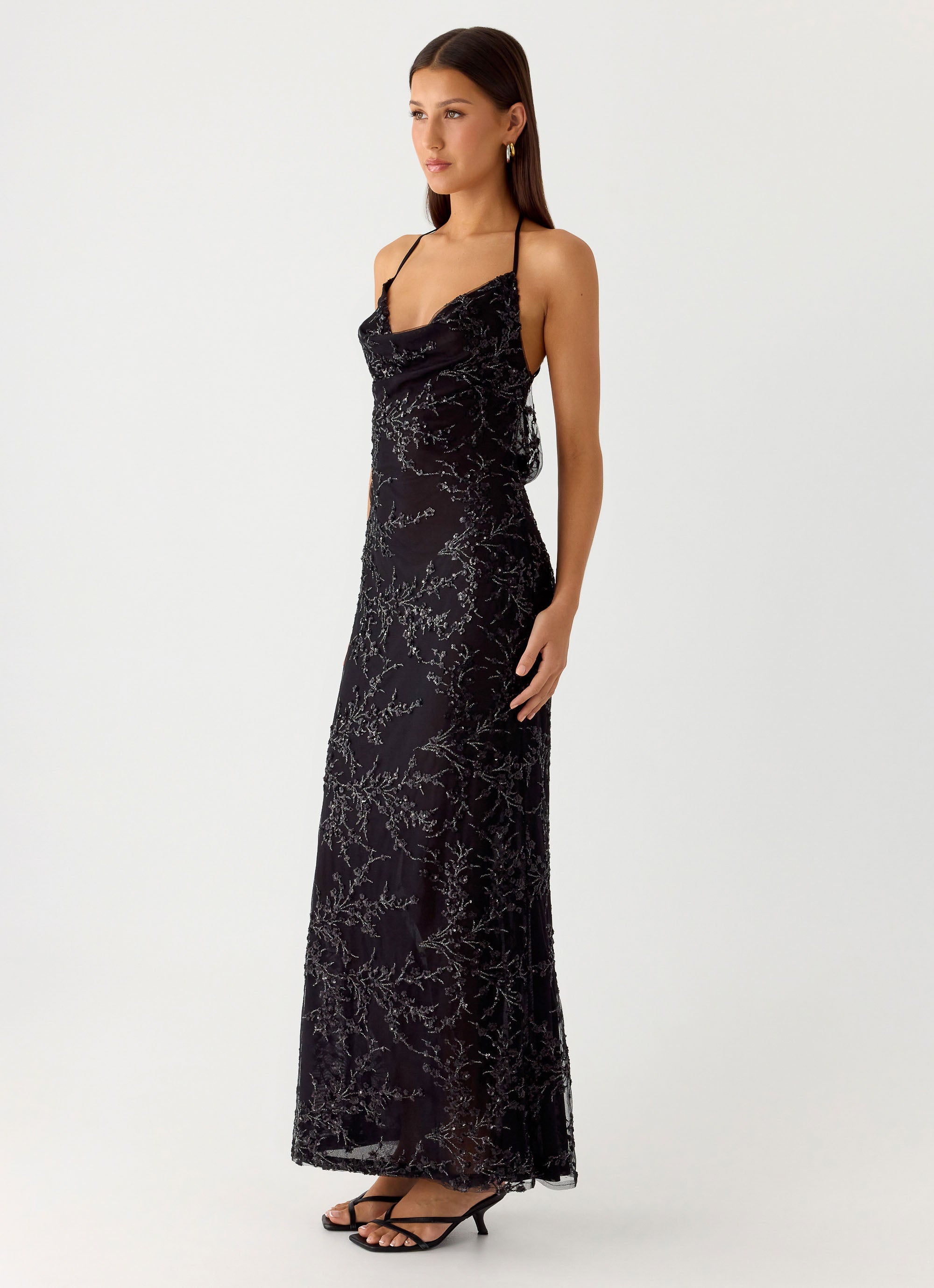 Mayim Sequin Maxi Dress
