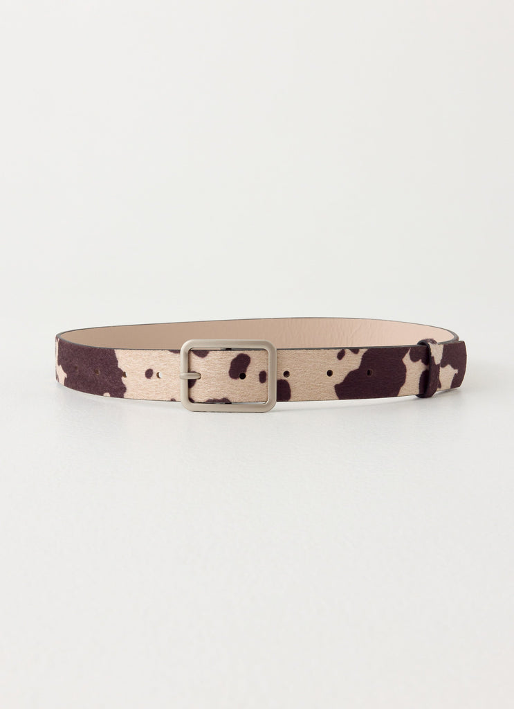 Mercury Kiss Belt - Brown Cow
