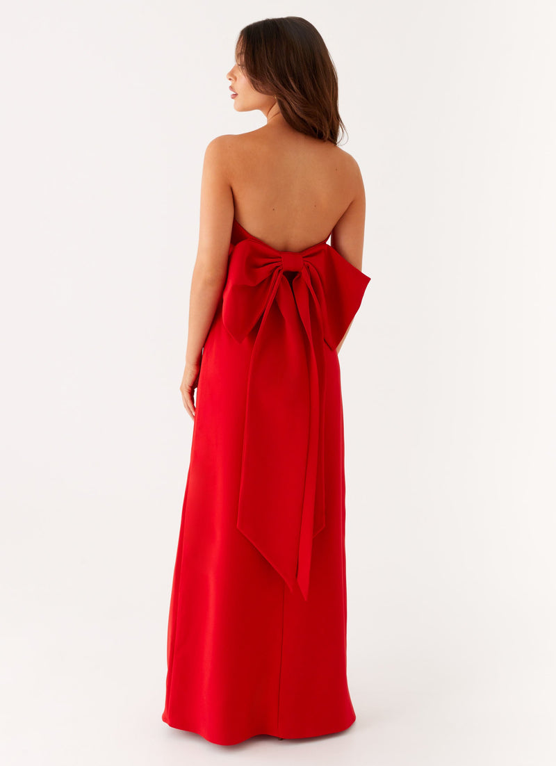 Meredith Maxi Dress - Red
