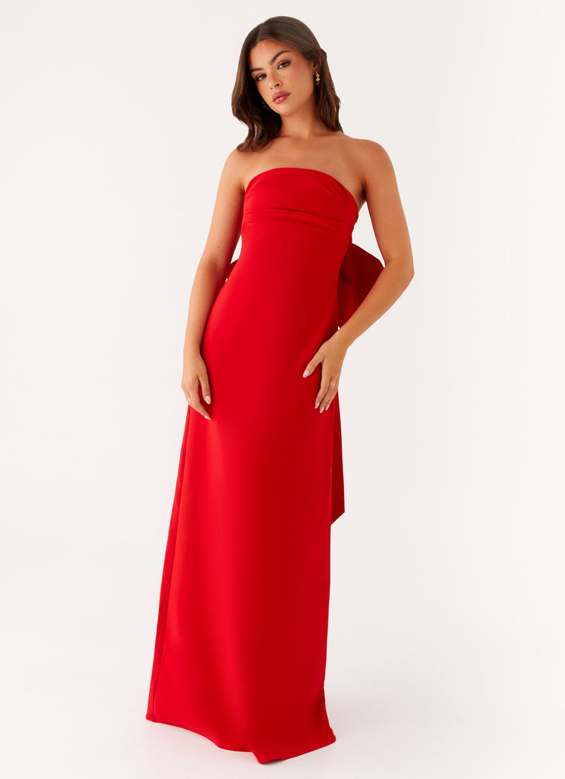 Meredith Maxi Dress - Red