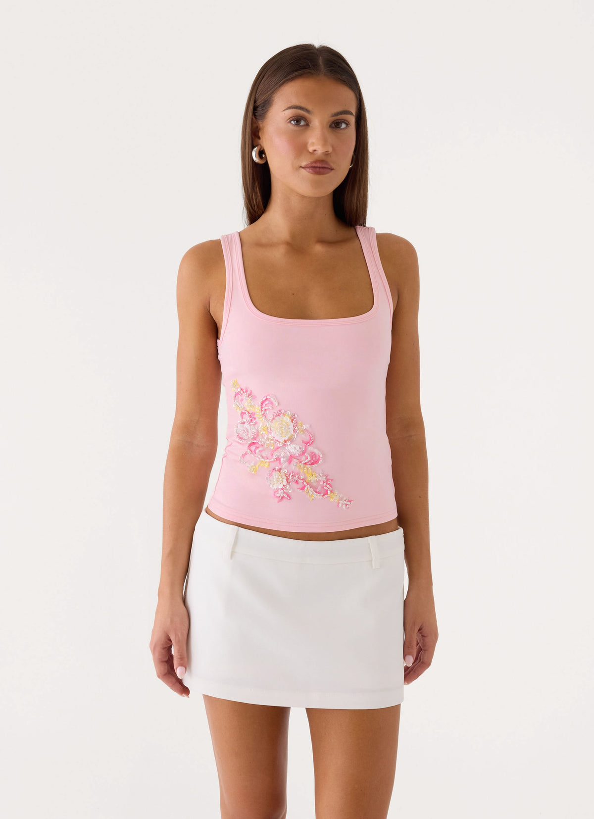 Michele Floral Top - Pink
