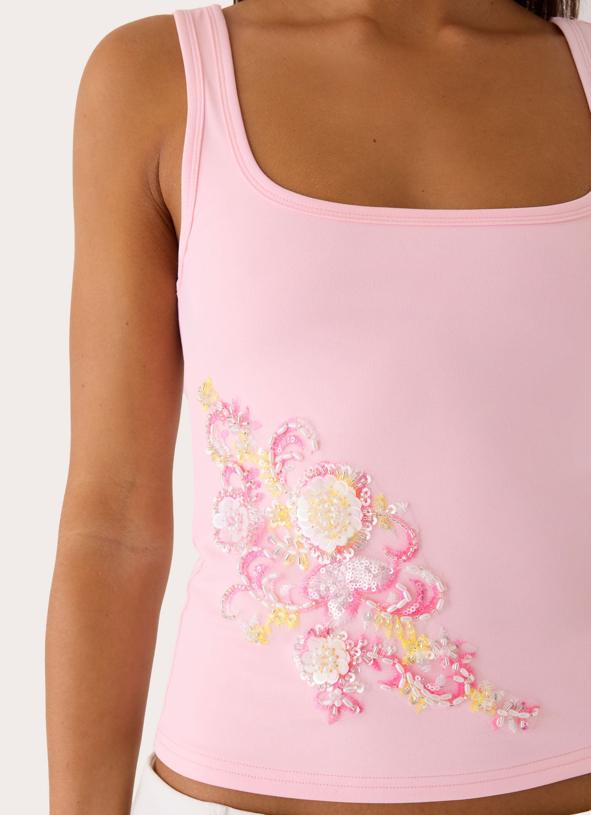Michele Floral Top - Pink