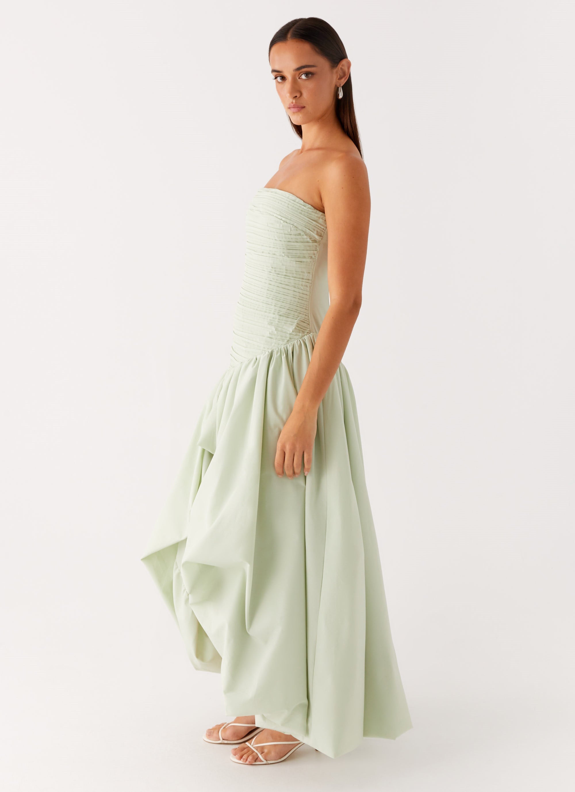 Misa Bubble Maxi Dress - Mint – Peppermayo UK